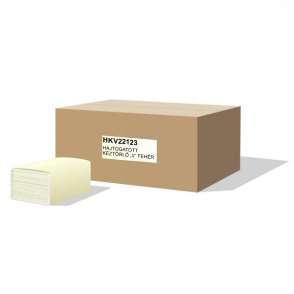 Prosop hartie  ZZ , 22123,  HKV, 2 strat 21X23 cm, 160 foi/pach, 20 pach/bax